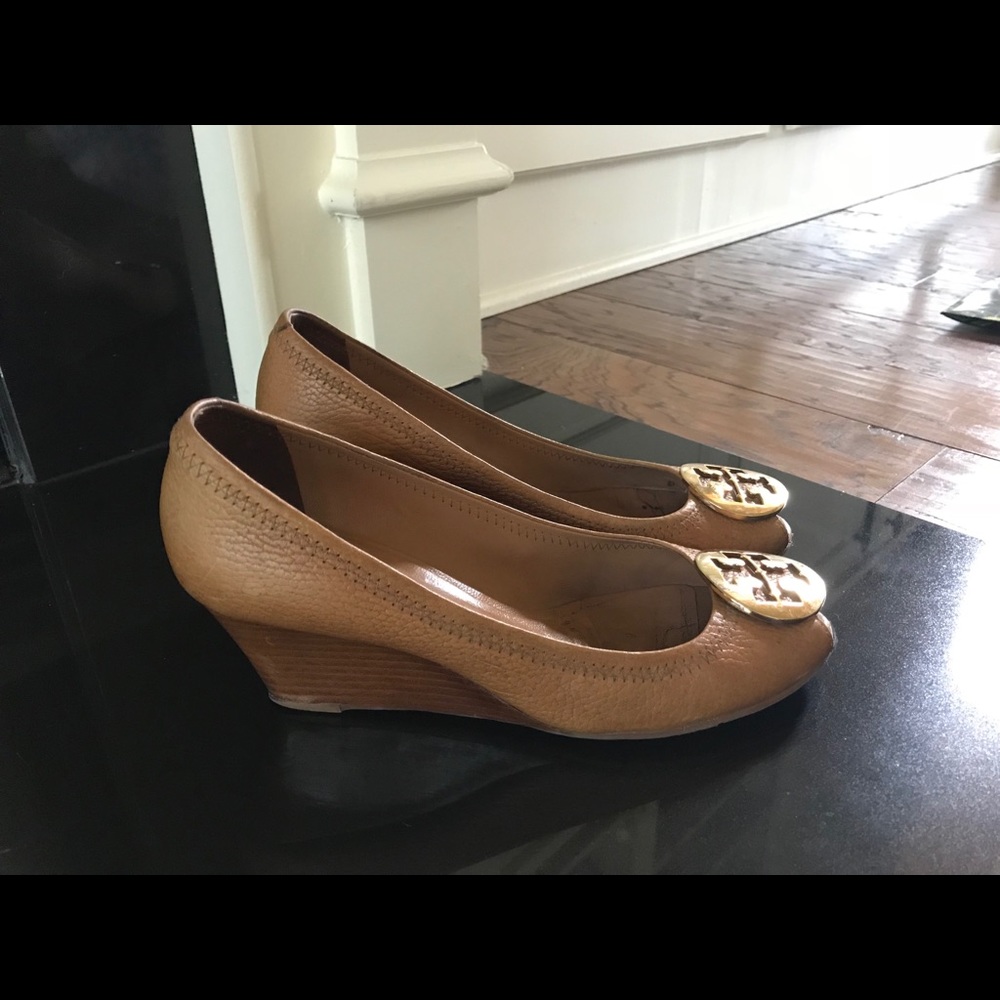 ToryBurch Sally2-Tumbled Leather RoyalTan/Gold